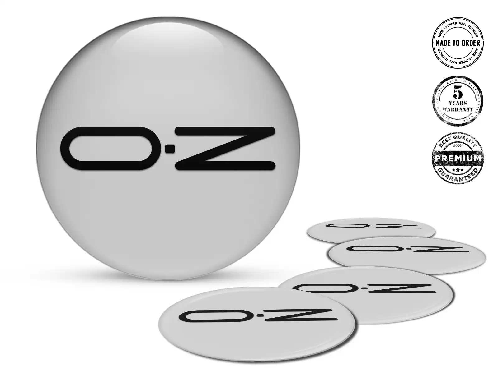 OZ Rademblem Ausgabe Silikon-Aufkleber für Autos